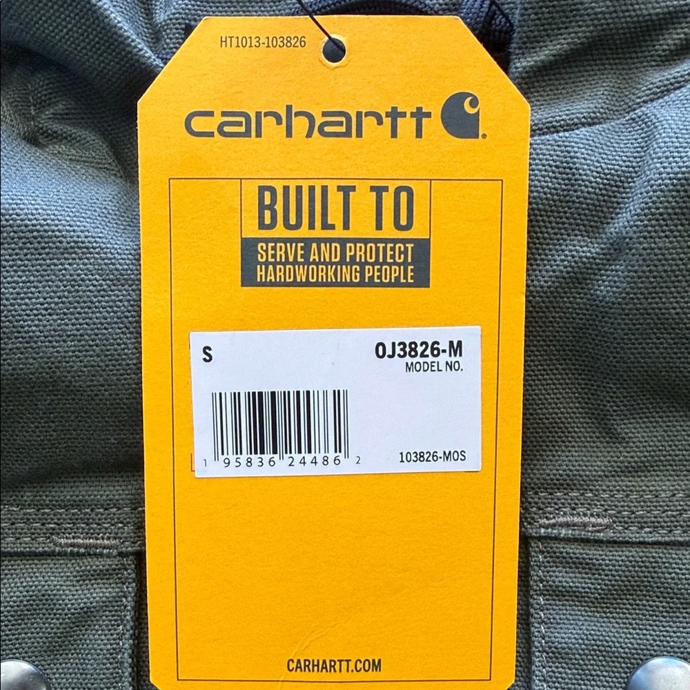 Carhartt Olive Hooded Work Jacket - Picture 2 of 5